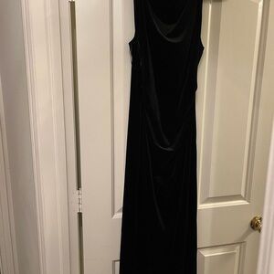 Zara Black Velvet Dress
